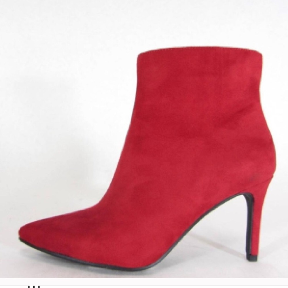 Sexy Red Booties, size 8.5